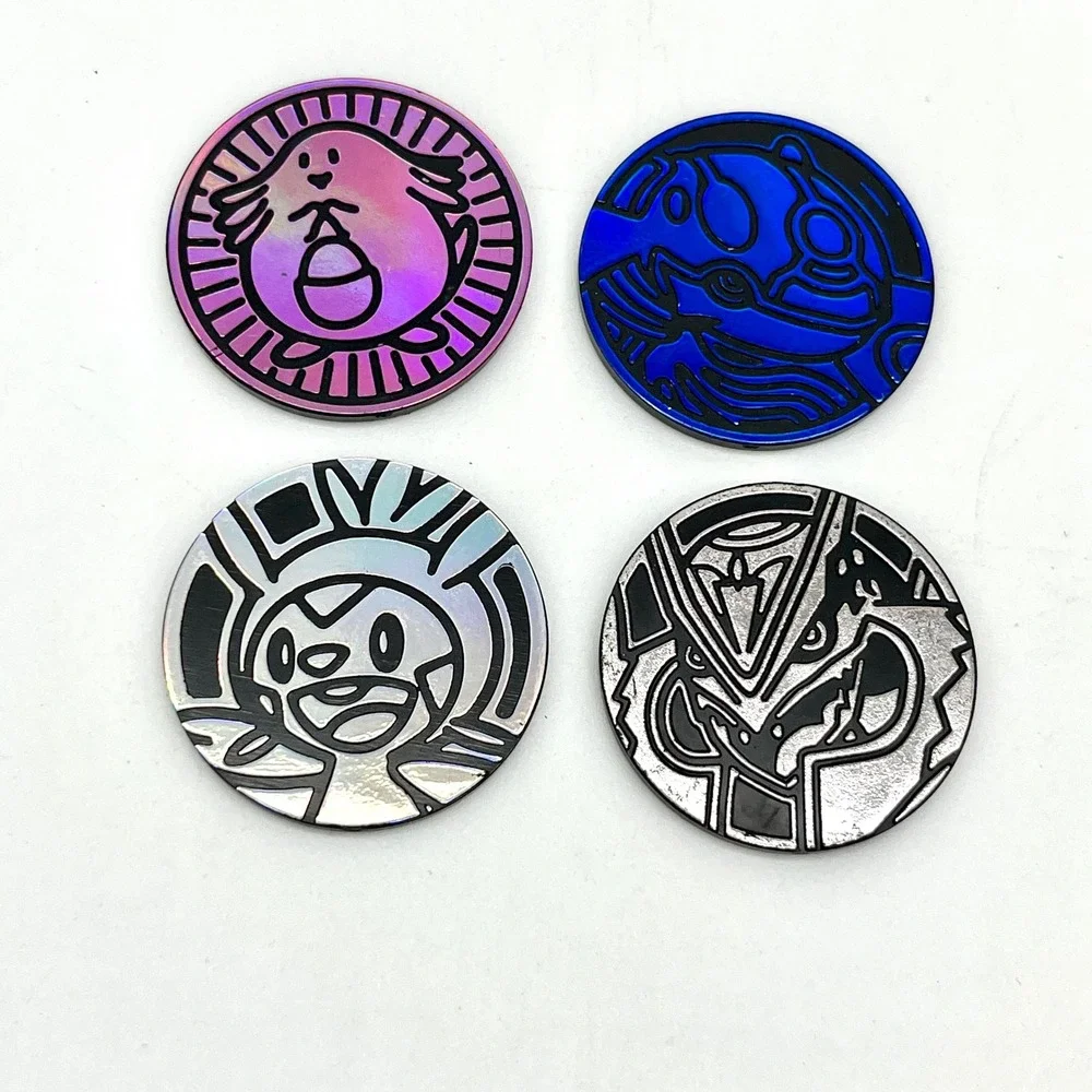 Pokemon TCG Coins Lot of 4 Collectible Game Coins Chansey Lugia Grookey